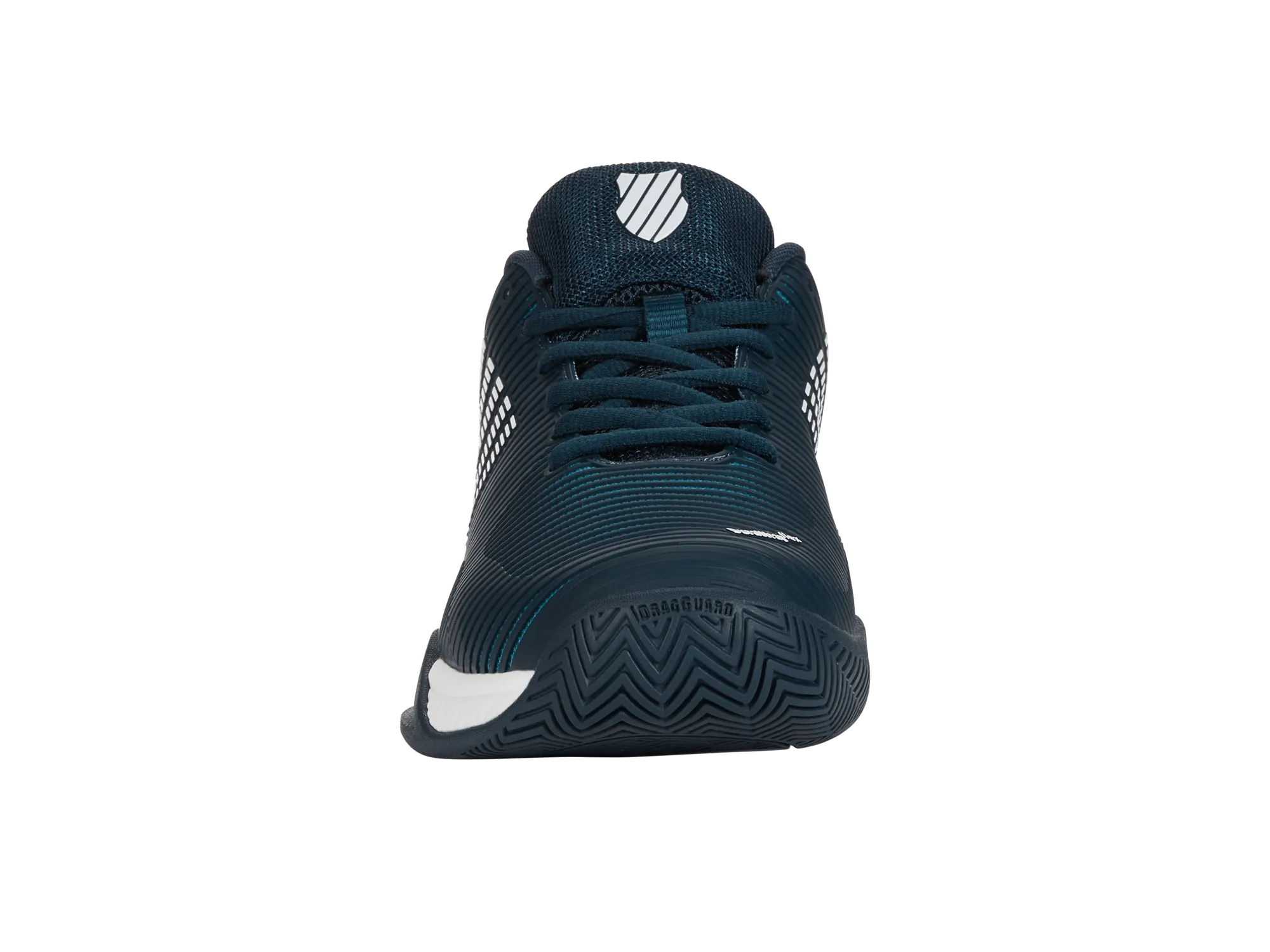 06806-434-W | HYPERCOURT EXPRESS 2-2E | REFLECTING POND/BISCAY BAY/WHITE Skechers Air Cooled Memory Foam Tennis Shoes