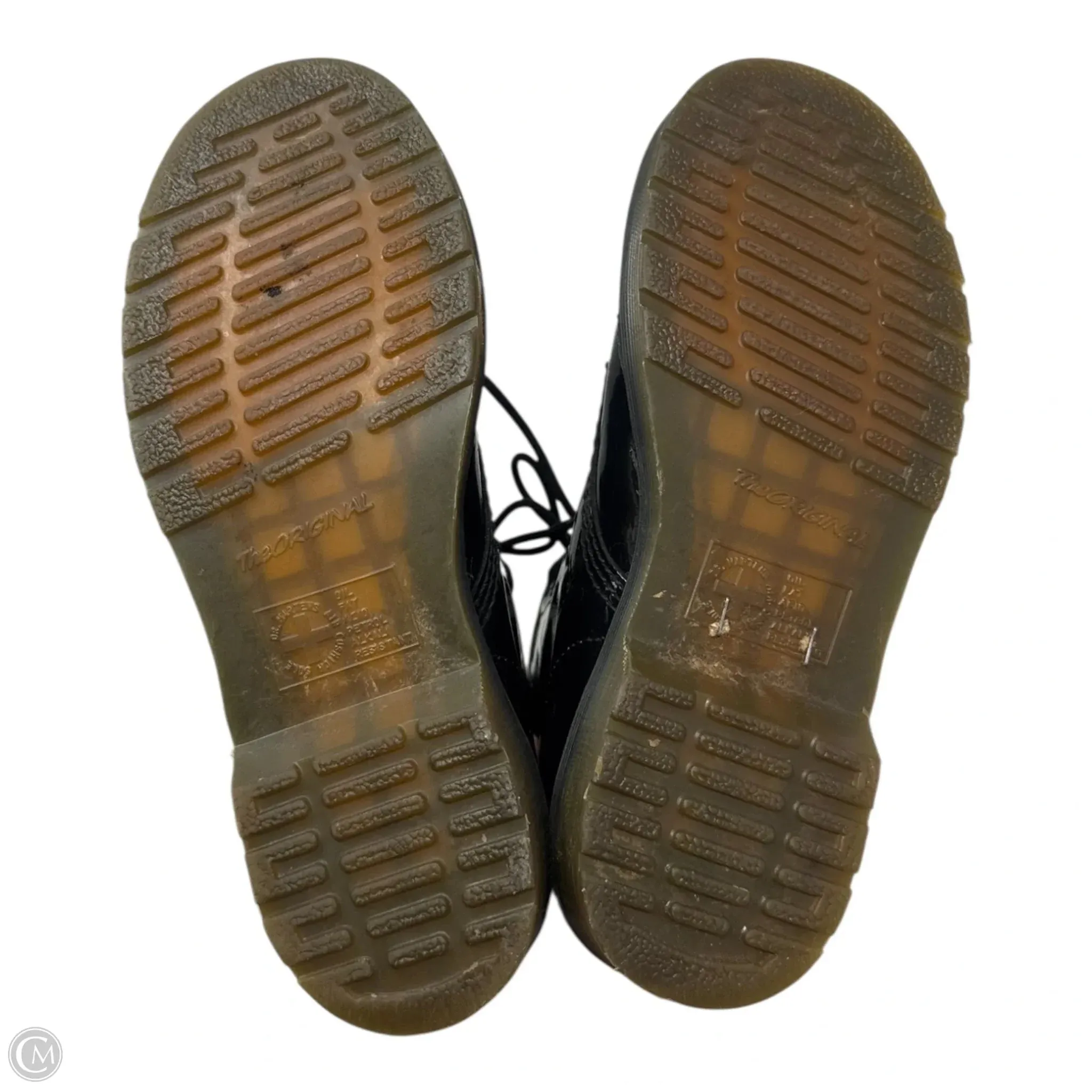 1460 Shiny Boots Combat By Dr Martens In Black, Size: 9 Luana Combat Boot