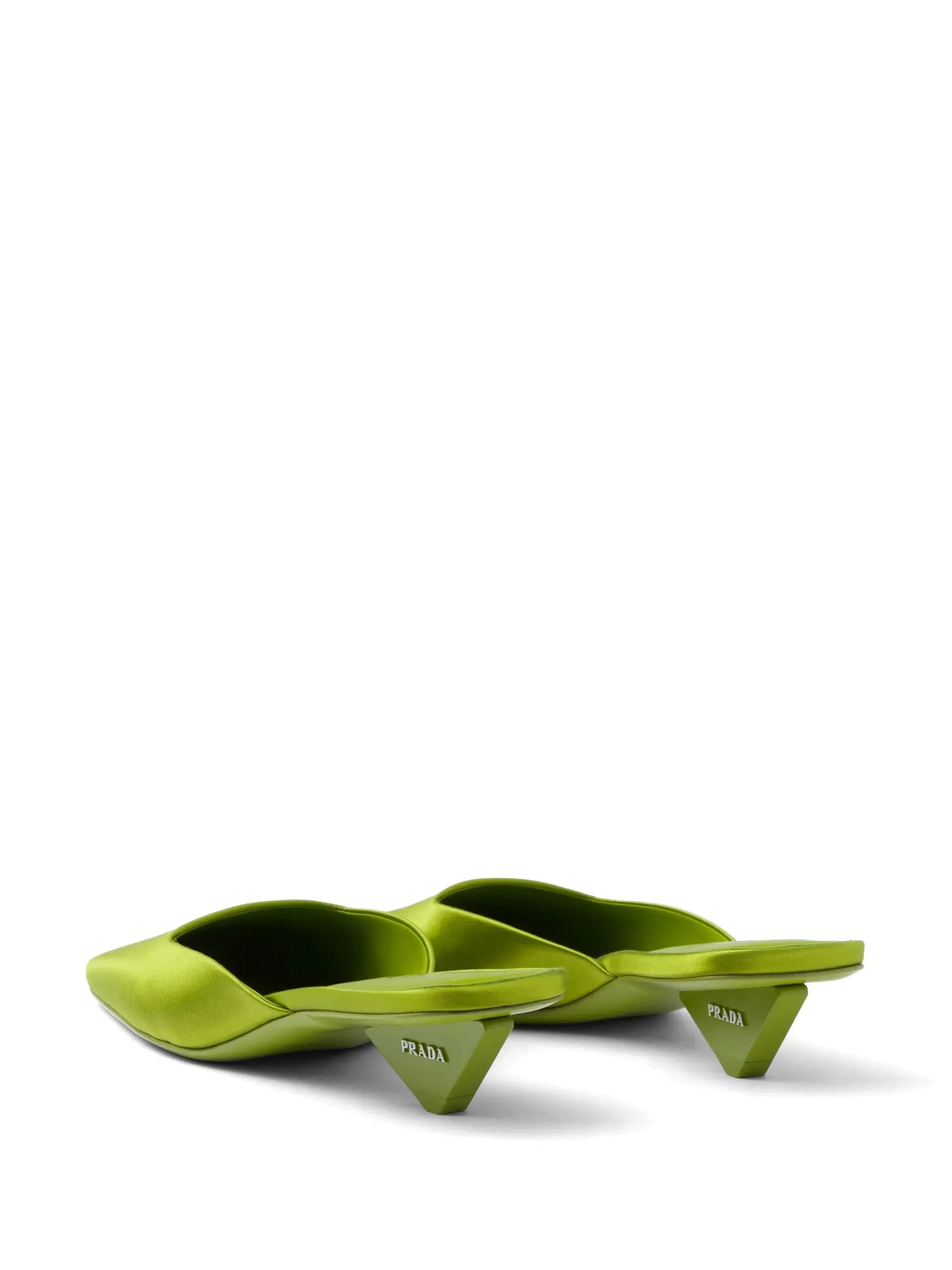 Mule Shoe Patterns 35mm satin mules