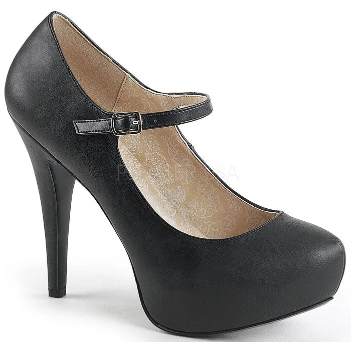 5 1/4" Platform Mary-Jane Pump (CHLOE-02) High Heel Femdom
