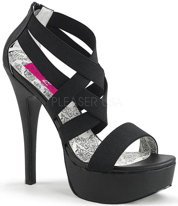 12 In High Heels 5 3/4" Wide Width Platform (TEEZE-47W)