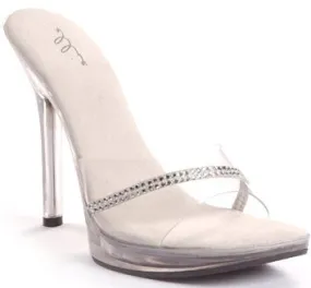 5" Clear Mini-Platform (ES502-Jesse) Soled High Heels