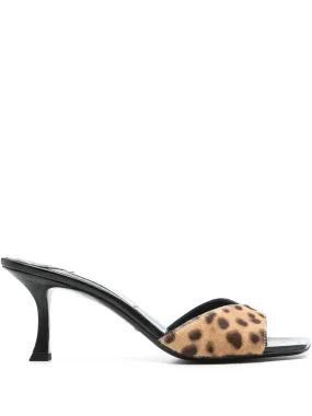 70mm Skye mules Closed Toe Wedge Mules Shoes