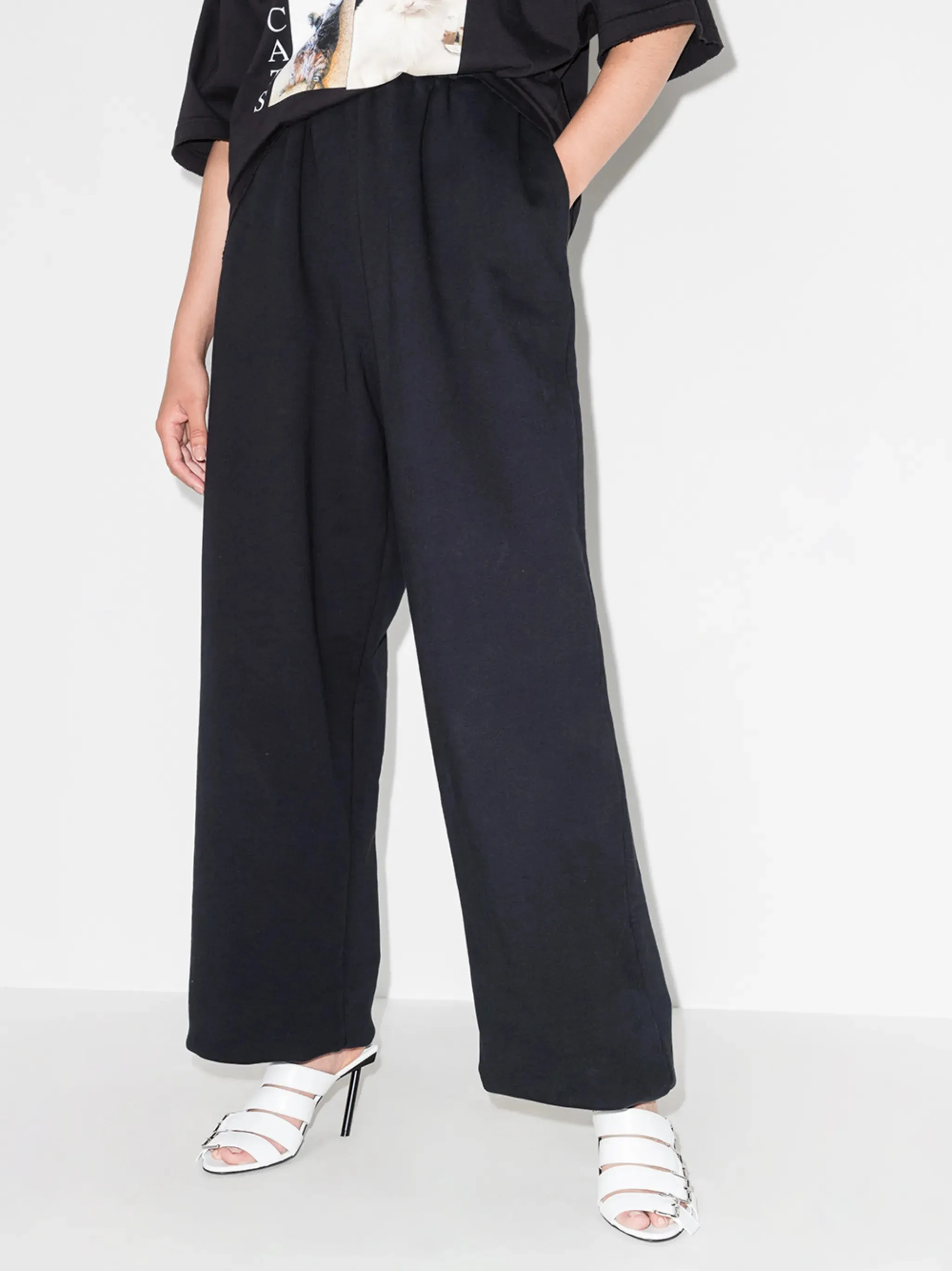 80mm leather mules Mule And Kitten Mule Shoes