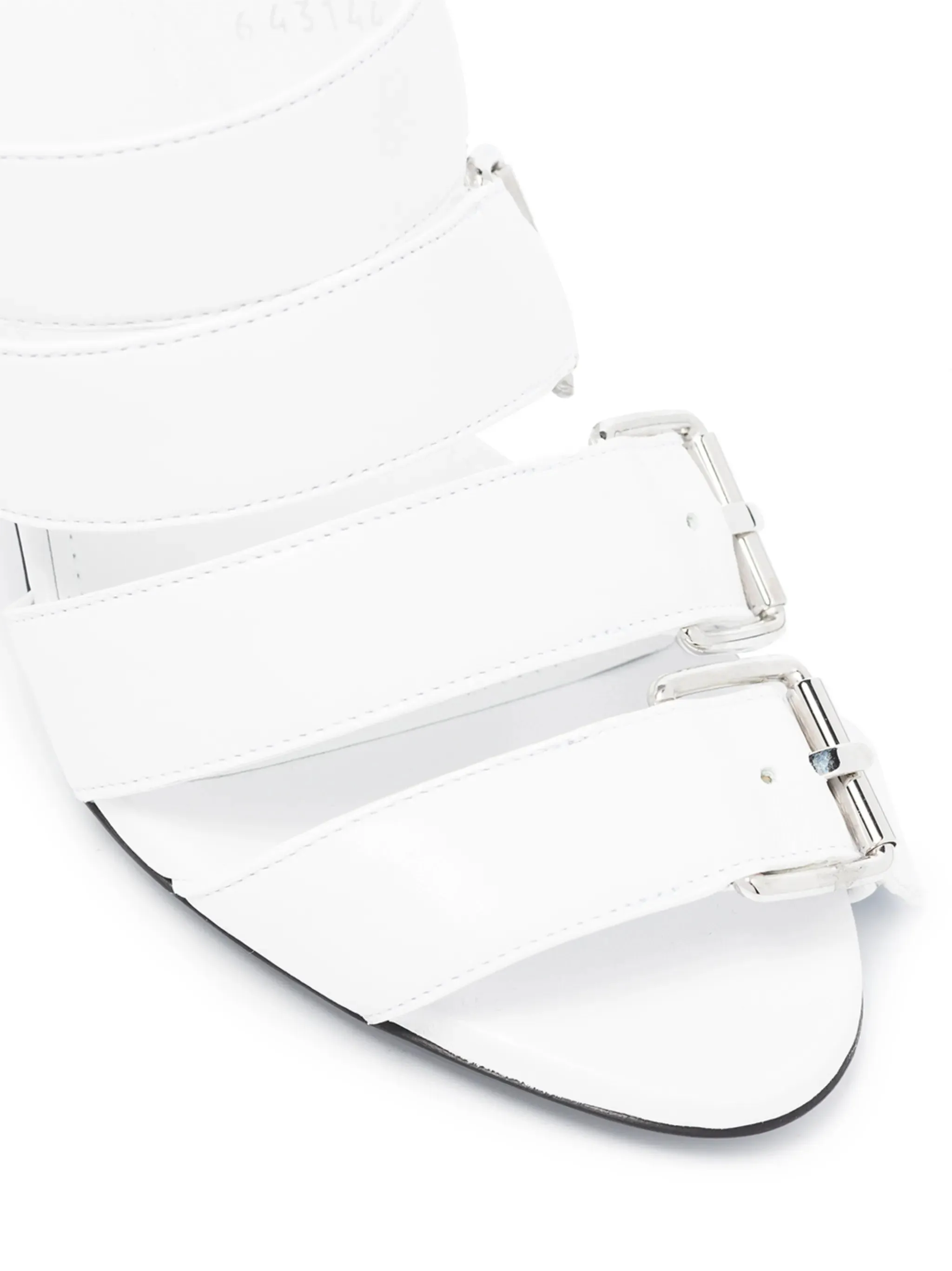 Flats Mules 80mm leather mules