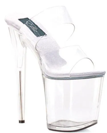 8" Coco Stiletto Platform (ES850-Coco) High Heel Loafers Outfit