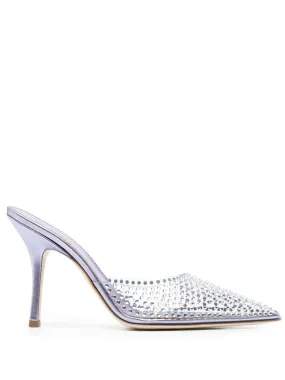 Esenes Mules 95mm Hollywood crystal-embellished mules