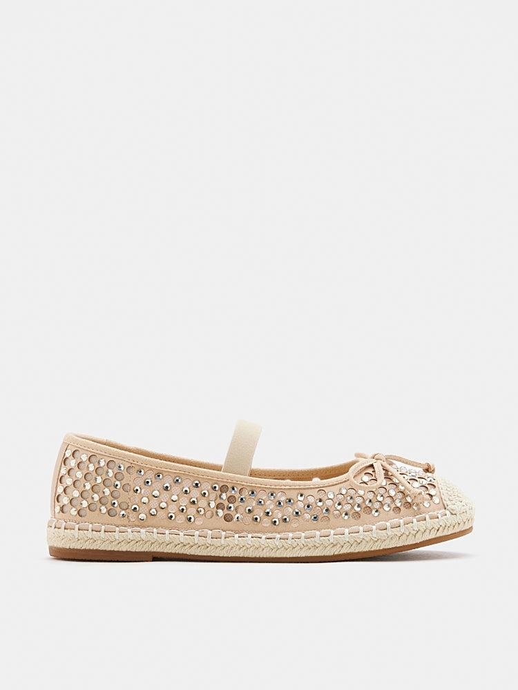 Marc Fisher Alida Espadrille Wedge [SALE]Rayna Crystal Embellished Espadrilles Flats