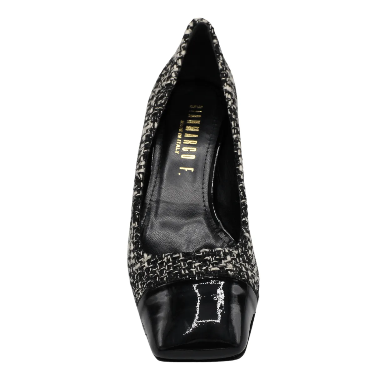 A058 Tweed Pump High Heels Best