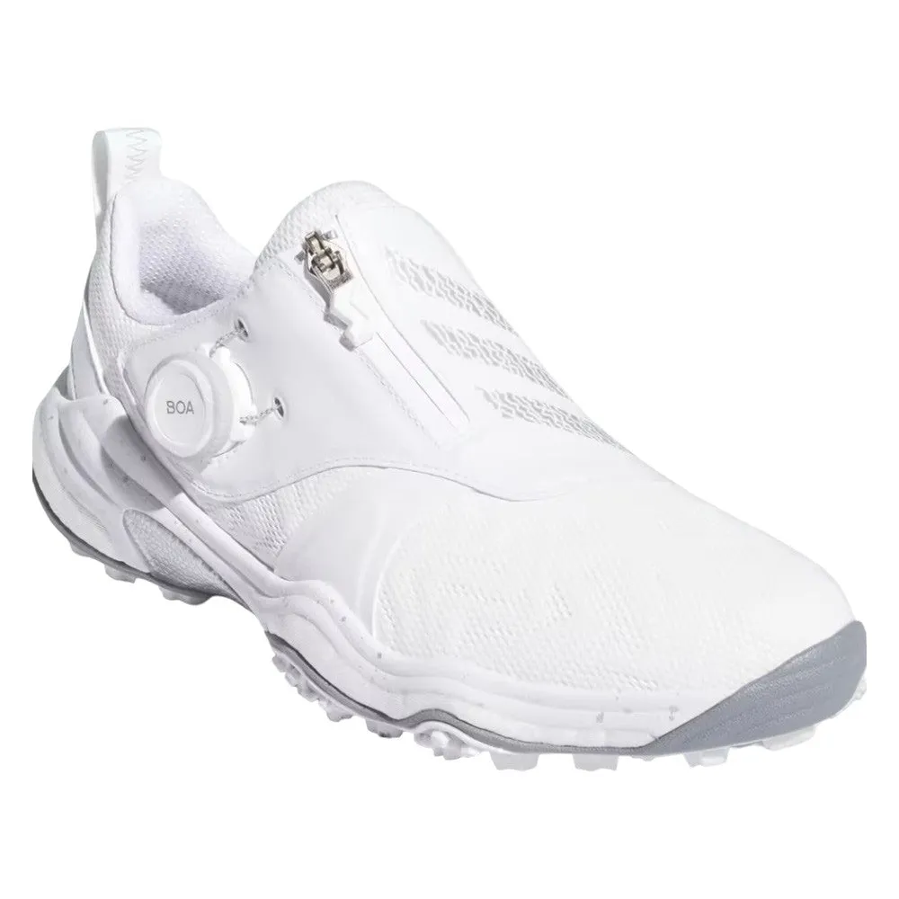 Mens Golf Shoes Size 14 Adidas CodeChaos BOA 25 Spikeless Golf Shoes Cloud White/Silver Metallic/Grey Two - FW25 Women