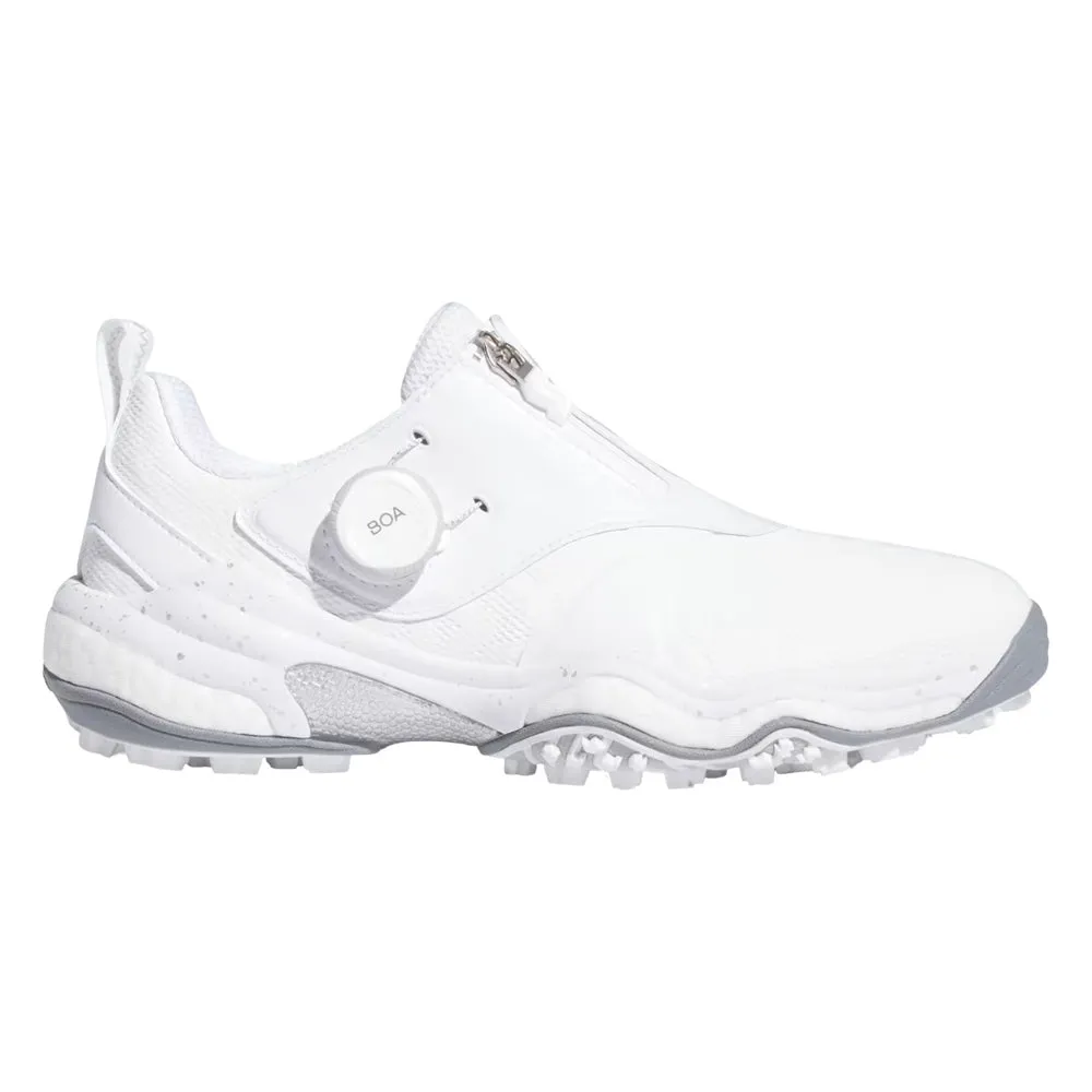 Adidas CodeChaos BOA 25 Spikeless Golf Shoes Cloud White/Silver Metallic/Grey Two - FW25 Women Golf Wide Golf