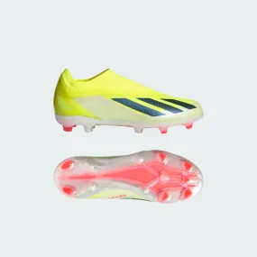 Soccer Cleats Kylian Mbappe ADIDAS Jr. X Crazyfast Elite Laceless Firm Ground Cleats