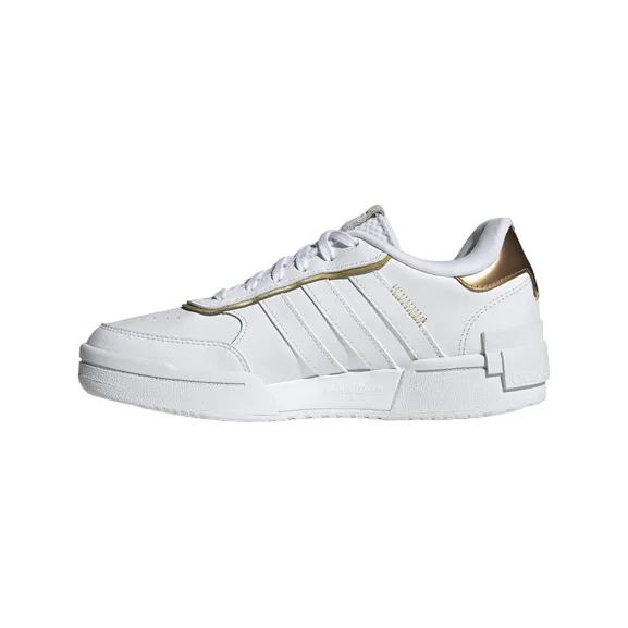 Adidas sneakers da donna Postmove SE H03741 white-gold Sneakers With Wedge Heels