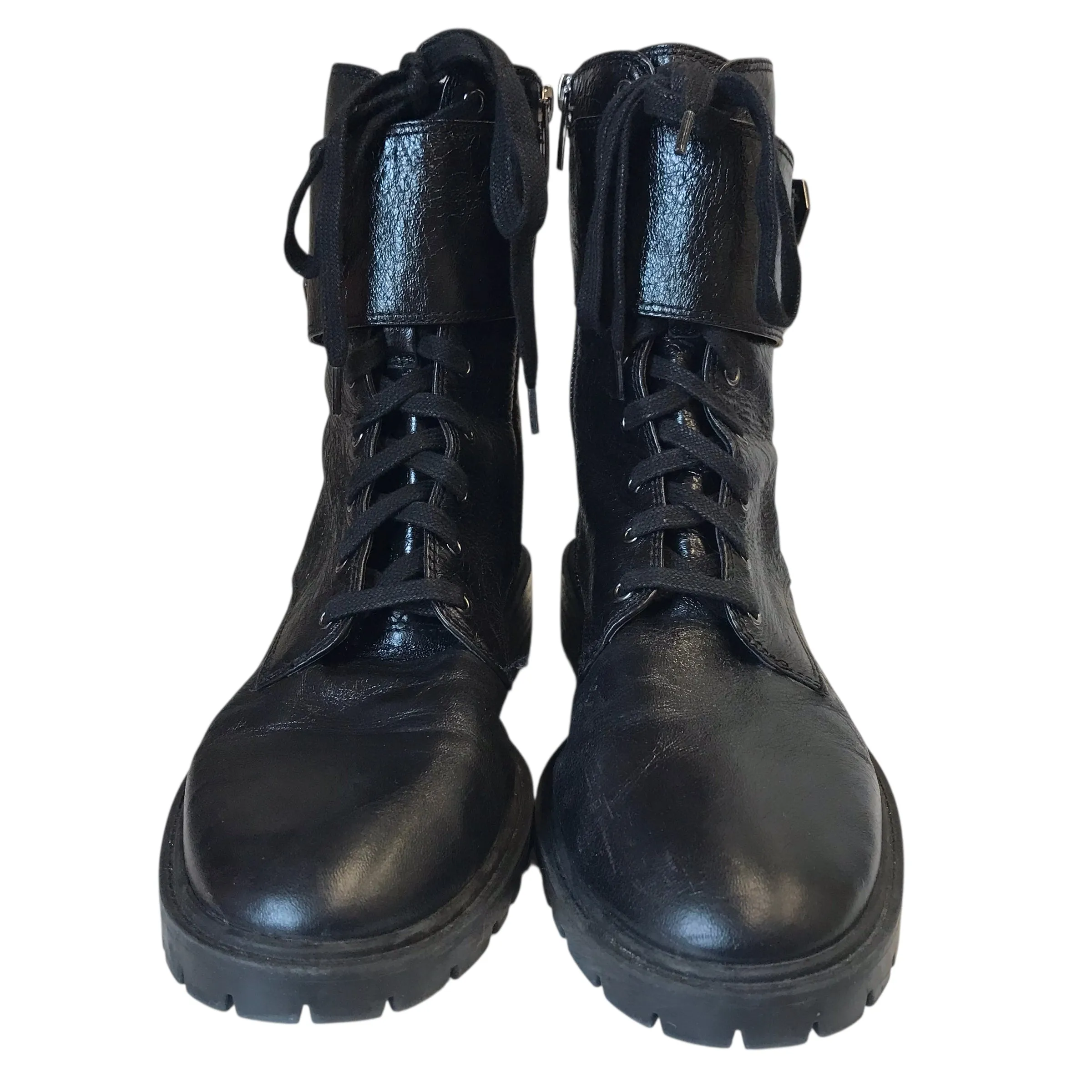 BOOTS COMBAT by VINCE CAMUTO in BLACK, Size:9.5 Combat Boots Deals