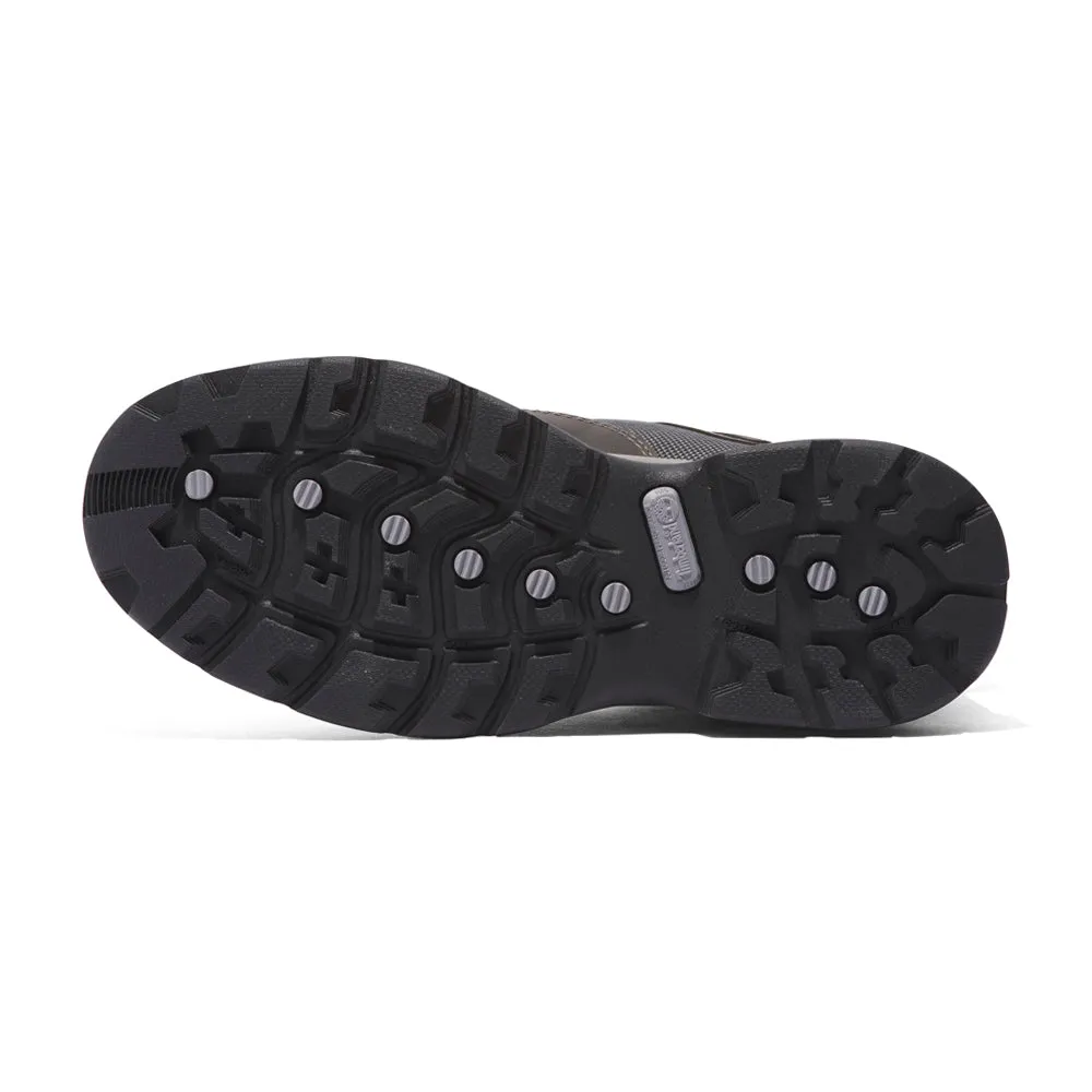 Wide Foot Hiking Boots White Ledge Mid Waterproof Logo Round Toe Hiking Boots