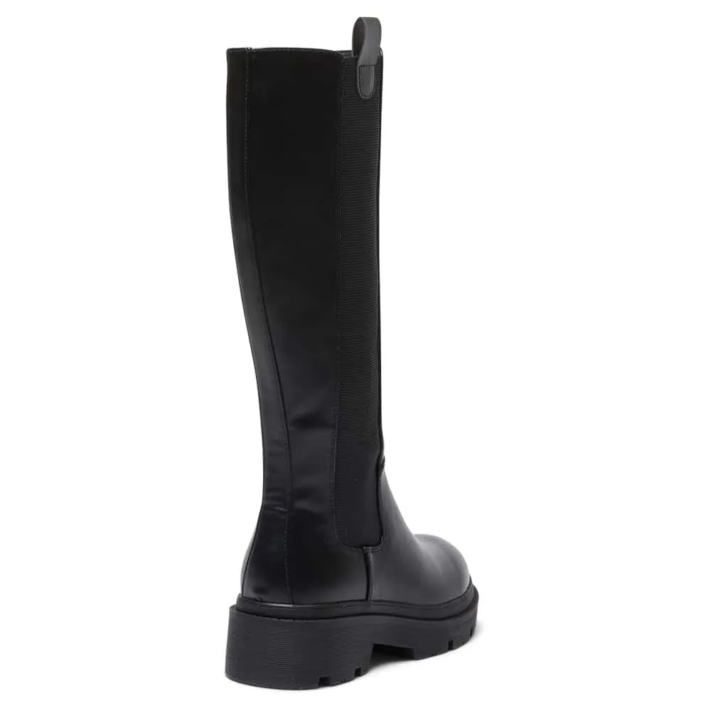 Florsheim Chelsea Boots Hero Boot in Black Smooth