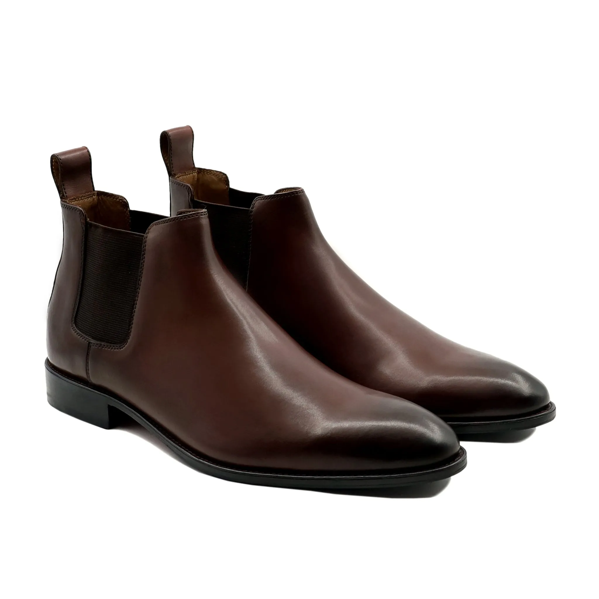 Bamako - Men's Burnished Brown Calf Leather Chelsea Boot Bench Chelsea Boots