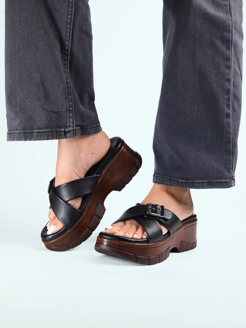 Shoe Cushions For High Heels Lila Black Flatform Heels