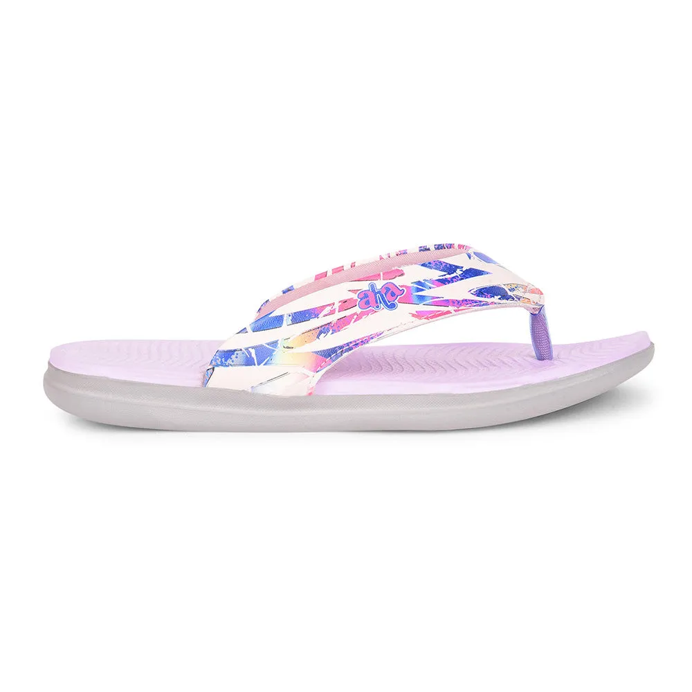 AHA Casual Purple Flip Flops For Women KIARA-6 By Liberty Swollen Feet Flip Flops