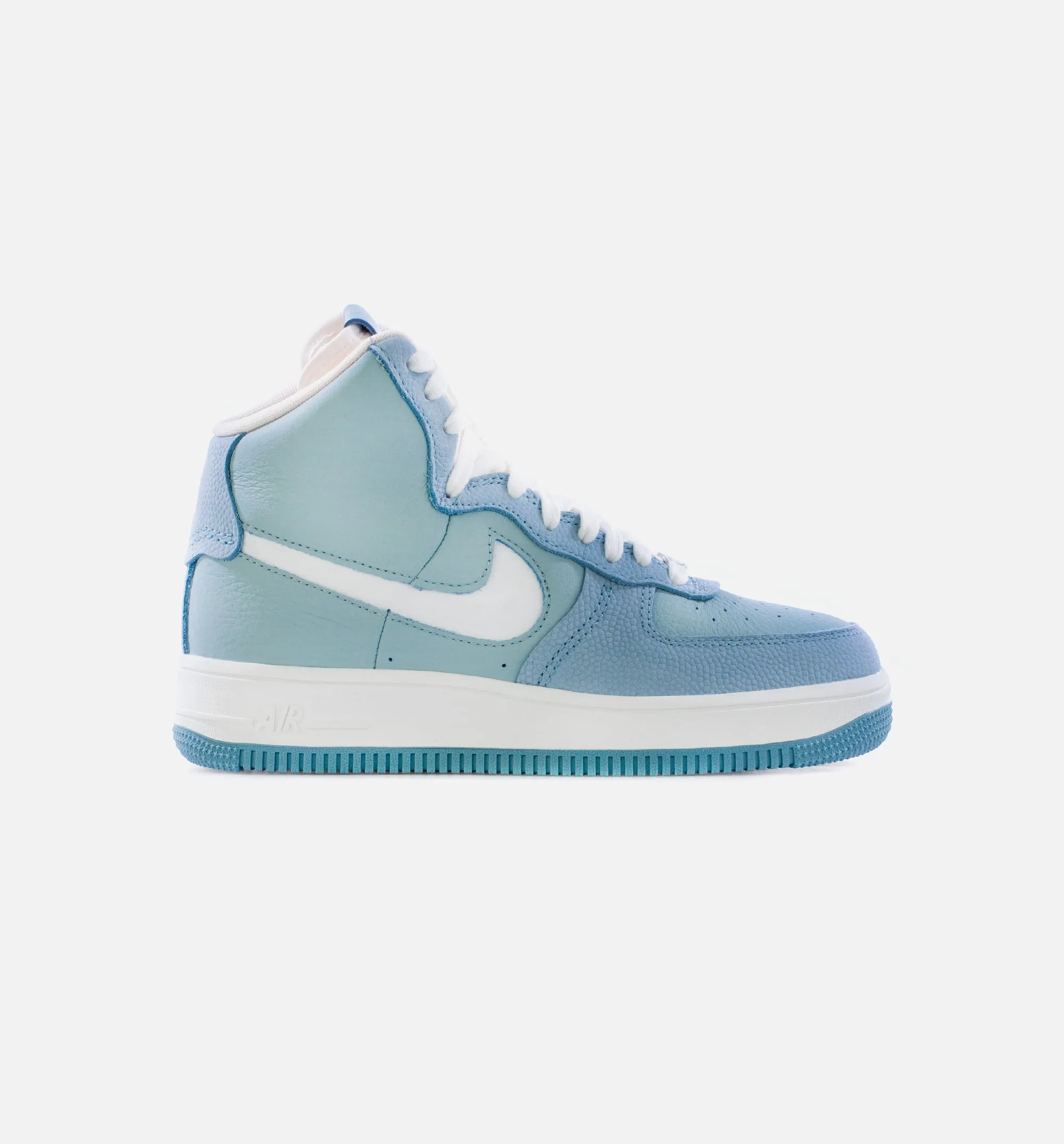Good Ankle Support Basketball Shoes Air Force 1 Sculpt Worn Blue Womens Basketball Shoe - Blue/White/Gray