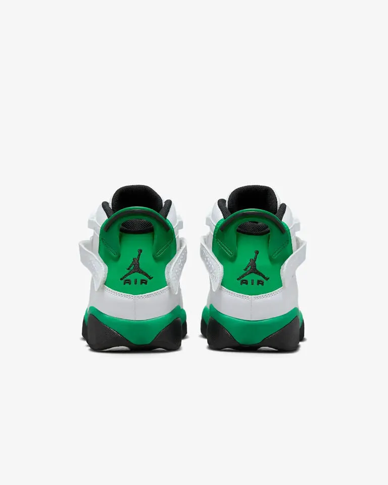 Best Stability Basketball Shoes Air Jordan 6 Rings 323419-131 GS Youth White Lucky Green Basketball Shoes FD492