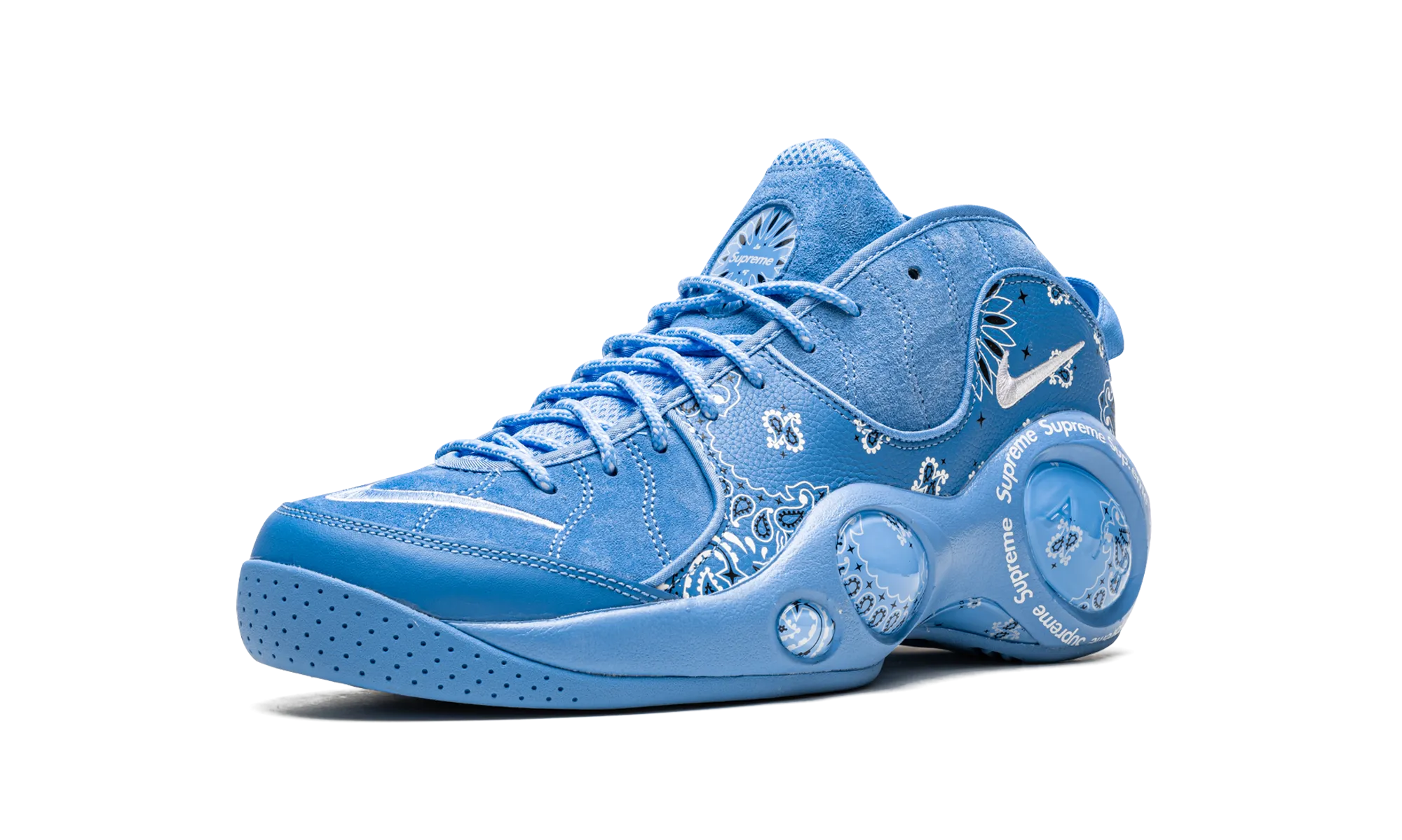 Chicago Basketball Shoes Air Zoom Flight 95 "Supreme - Blue"