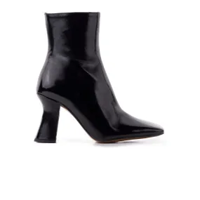 Hartwell Black Leather Leather Ankle Boots Luxury