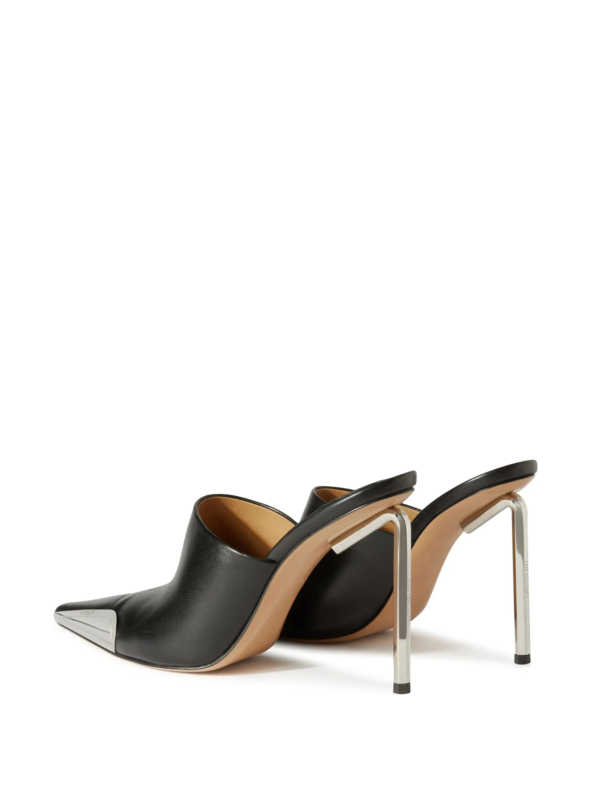 Allen Frame leather mules Flower Mule Shoes