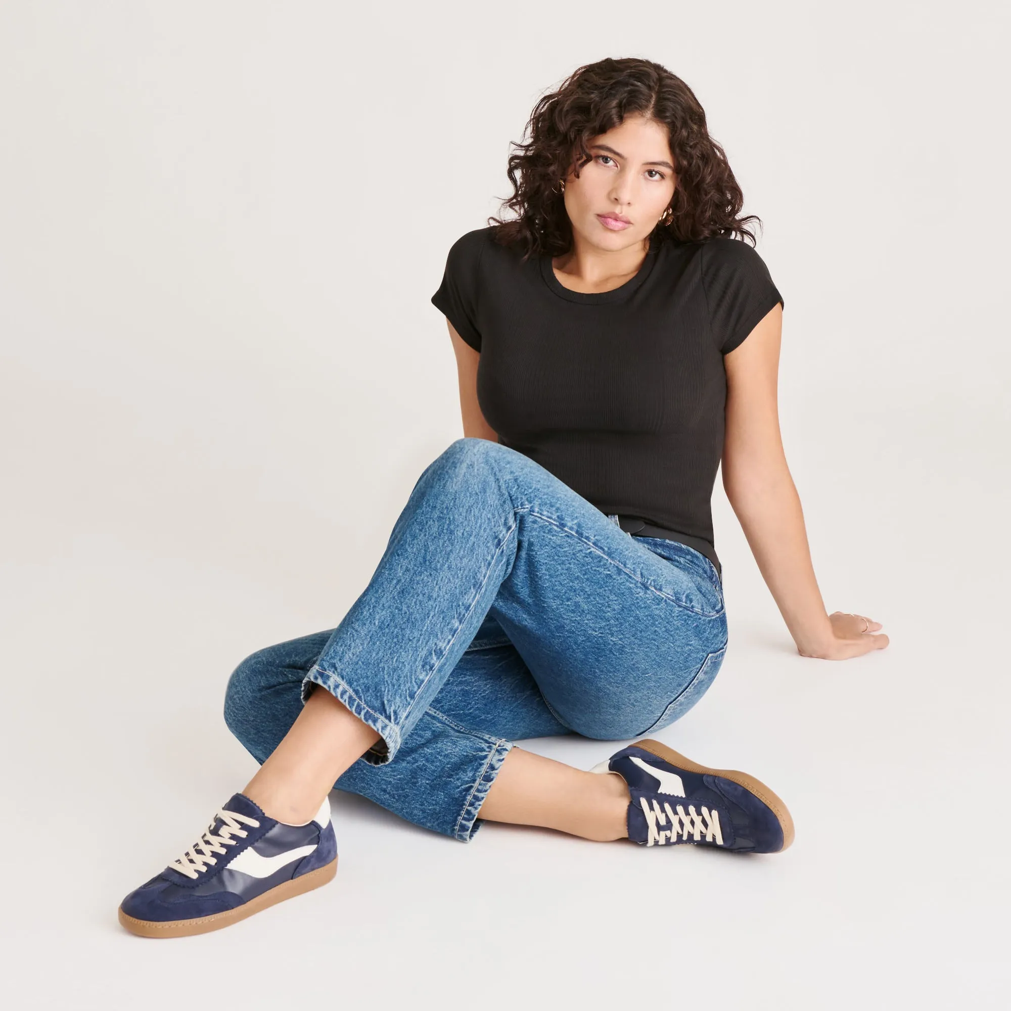 NOTICE SNEAKERS NAVY SUEDE Sneakers In Leather