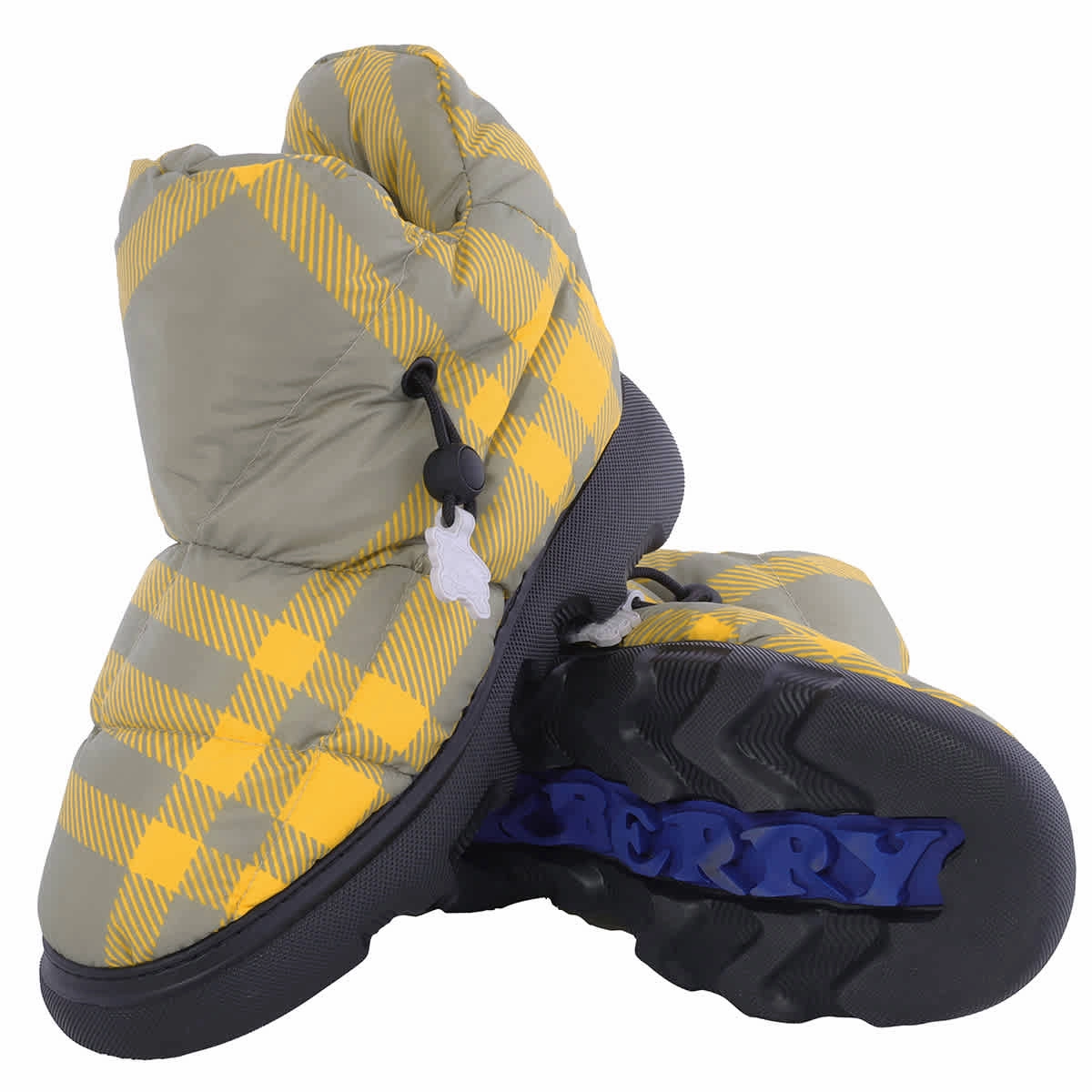 Burberry Check Drawstring Pillow Padded Snow Boots Vivo Snow Boots