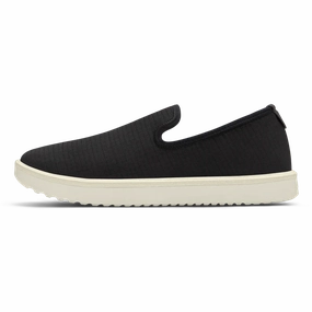 Allbirds - Women's  Wool Lounger Woven - Natural Black (Natural White Sole) Clear Slip On Sandals