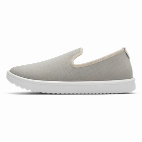 Everyday Move Slip On Allbirds - Women's Wool Lounger Woven - Pewter Grey (Blizzard Sole)