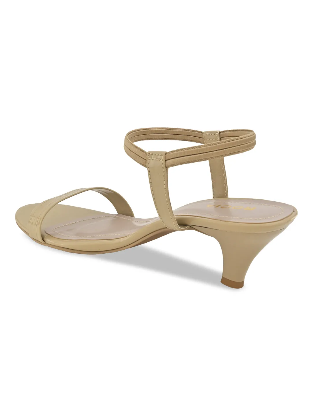 Heel Boots Ankle Rocia By Regal Beige Women Kitten Heel Patent Sandals