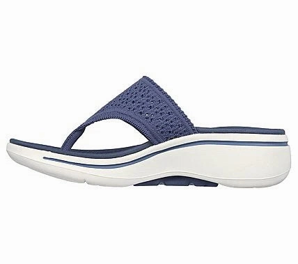 SKECHERS GO WALK ARCH FIT - 140801 - NVY Slippers Fallen Arches