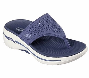 SKECHERS GO WALK ARCH FIT - 140801 - NVY Johnny Was Pool Slides