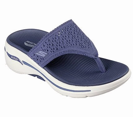 Walmart Isotoner Slippers SKECHERS GO WALK ARCH FIT - 140801 - NVY