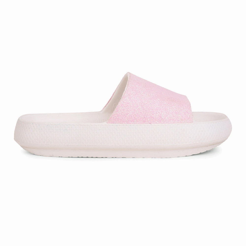 Slippers In A-HA Pink Casual Slides For Women COMFYWALKL By Liberty