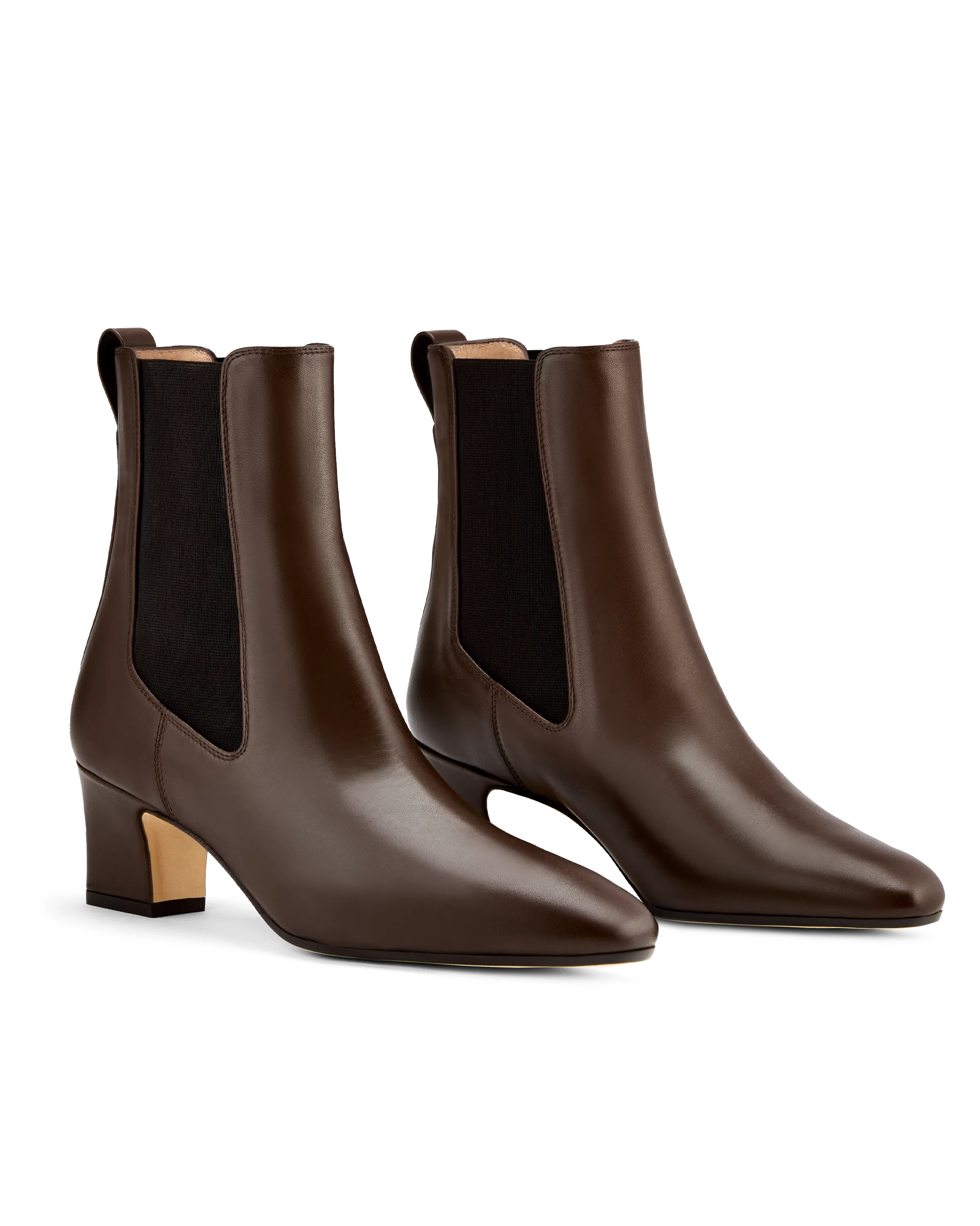 Andrea: Chocolate Calf Snow Proof Chelsea Boots
