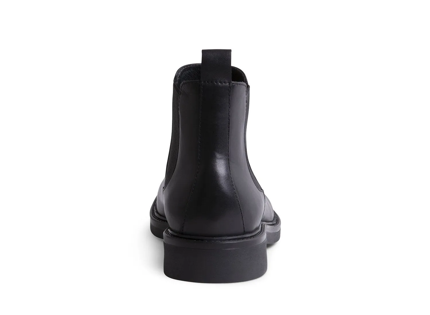 ANDREE BLACK LEATHER Penelope Chelsea Boots