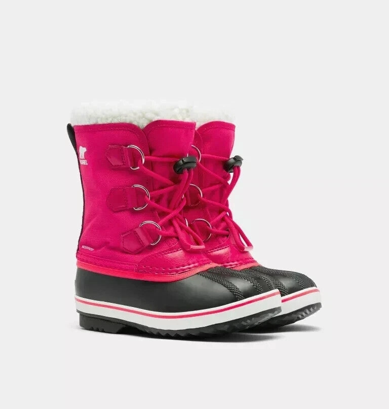 Snow Plow Boots Sorel Yoot Pac NY1962-600 Kids  Pink Waterproof Insulated Snow Boots Rock41