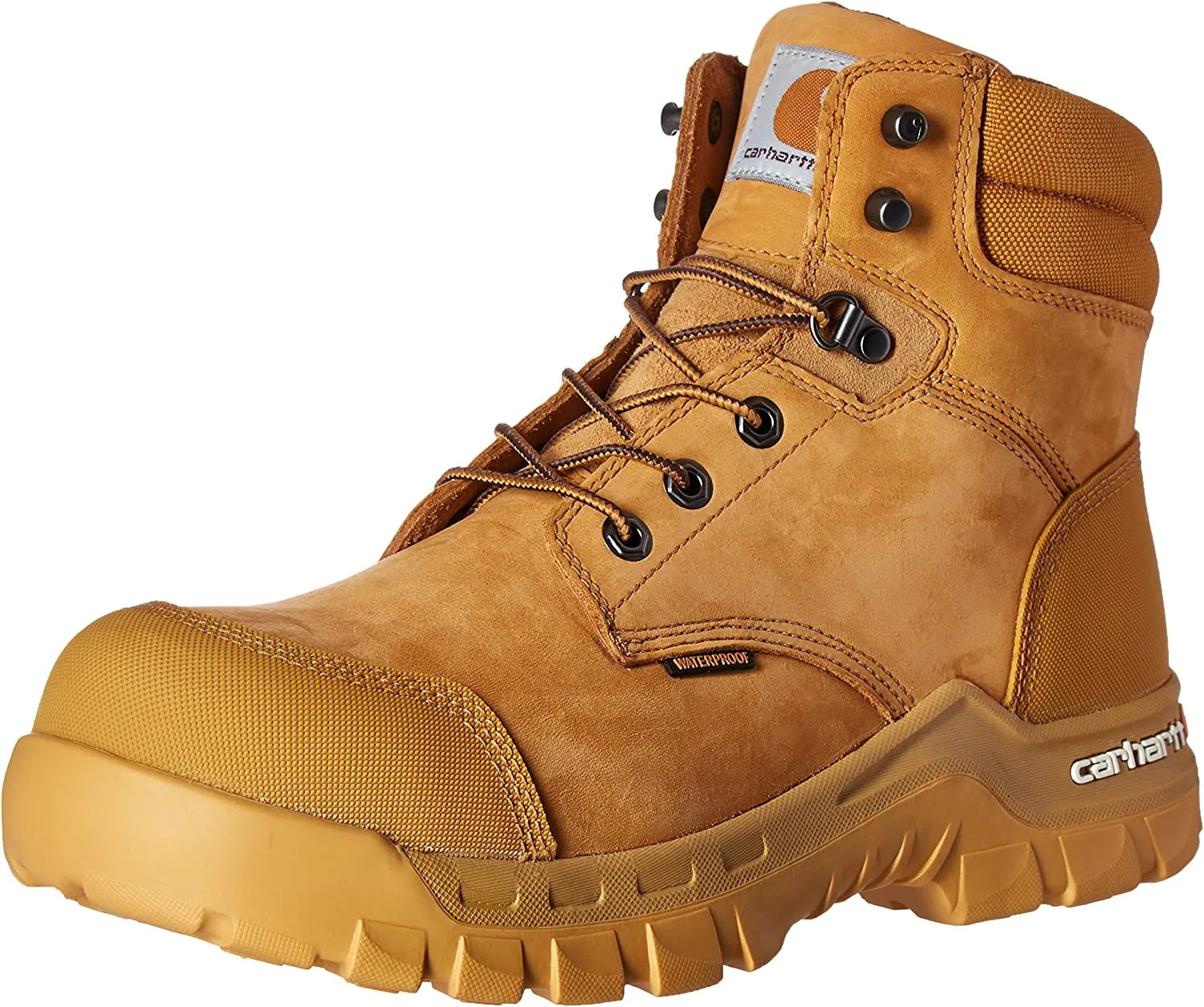 Wide Calf Work Boots Carhartt Men's Rugged Flex WP 6" Composite Toe Work Boot