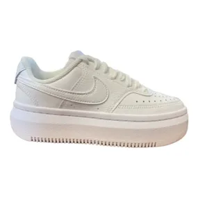 Phoenix Sneakers Nike sneakers da donna con zeppa Court Vision Alta in pelle DM0113-100 bianco