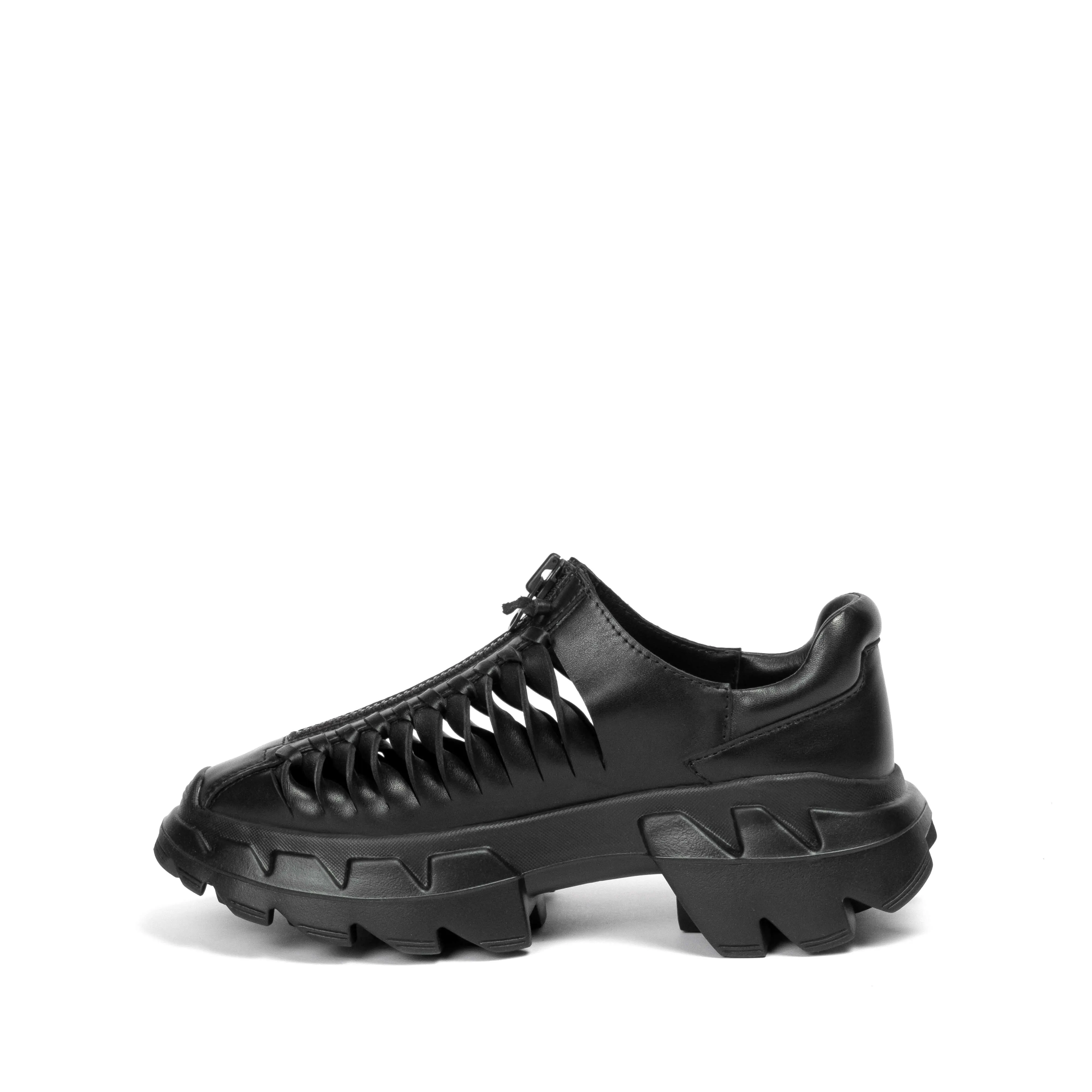 Ecco Leather Sneakers ARKO SPINE BLACK