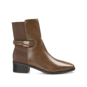 AUBRIE SQUARE TOE BOOTIES IN VEGAN LEATHER Chelsea Boots South Africa