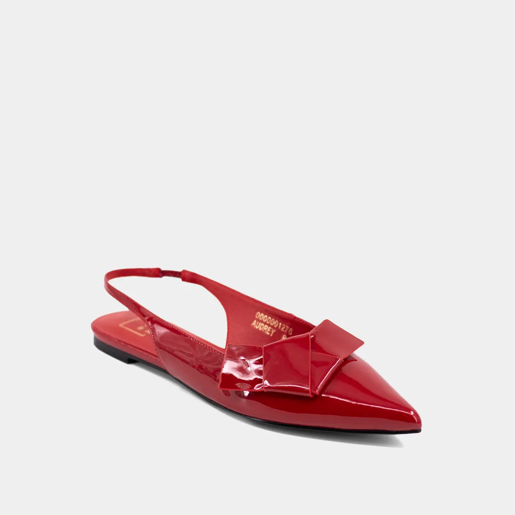 AUDREY Pvc Flat Shoes