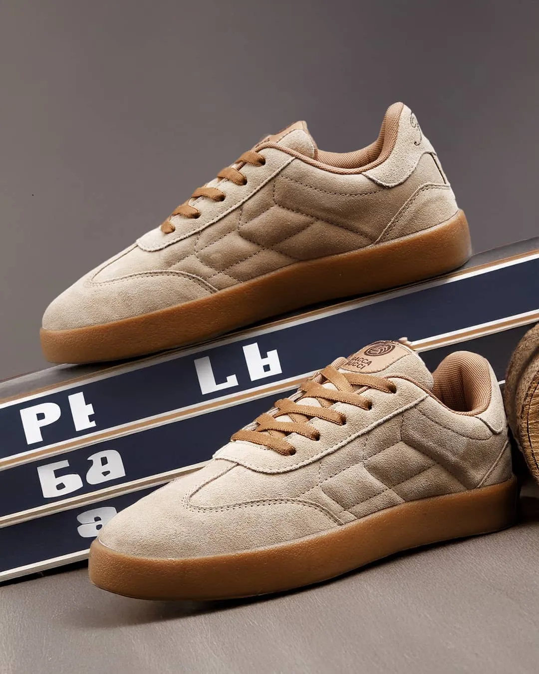 Italian Sneakers Bacca Bucci Fresco  Suede Low-Top Sneakers for the Urban Nomad