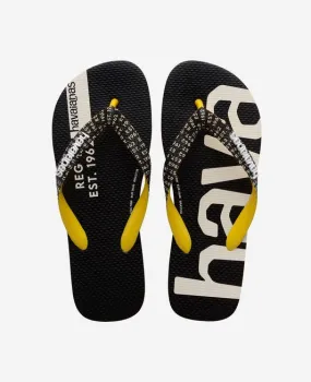 HAVAIANAS TOP LOGOMANIA MID TECH - CITRUS YELLOW Flip Flops And Leggings