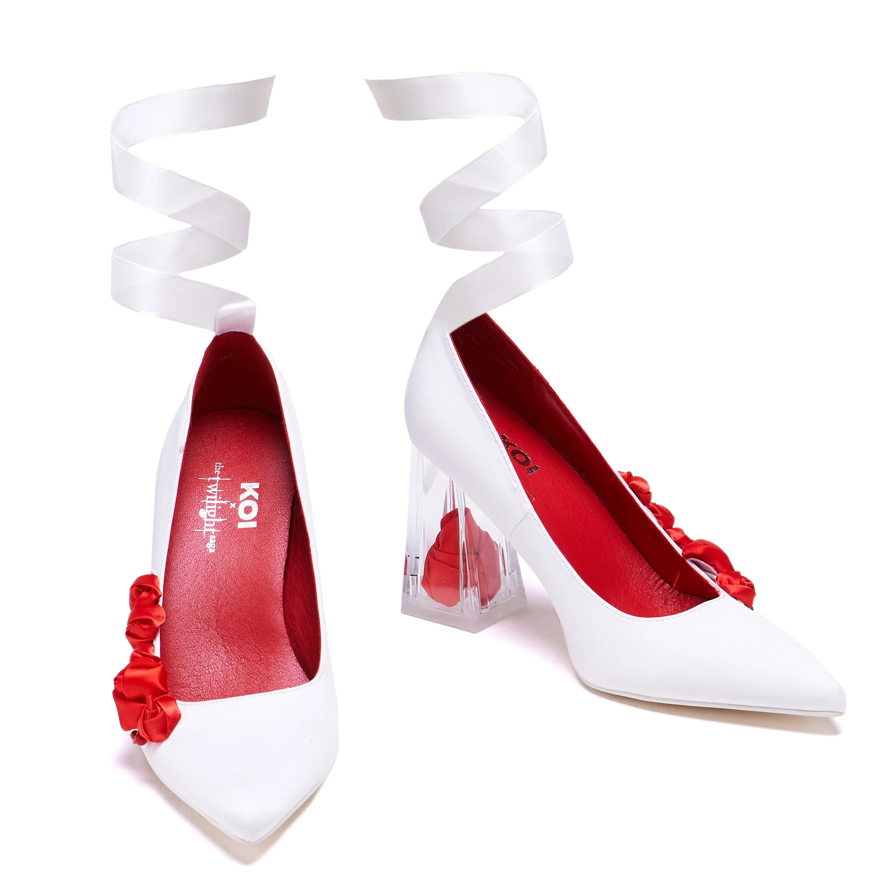 Bellas Nightmare Rose Heels - Pearl Keen Mary Jane Shoe