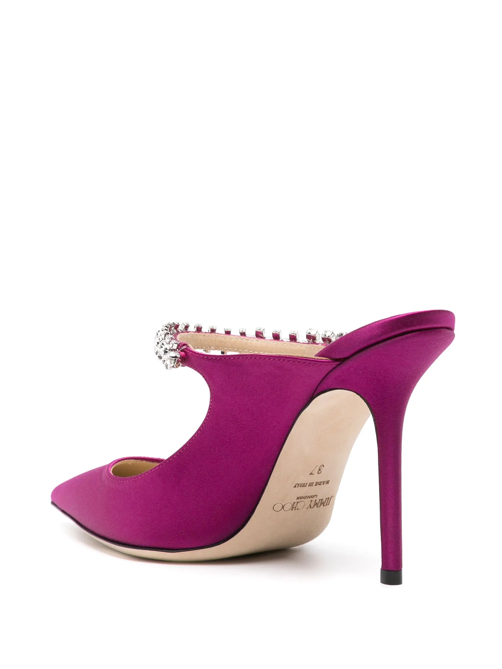 Bing 100mm crystal-embellished mules Champion Mule Shoes