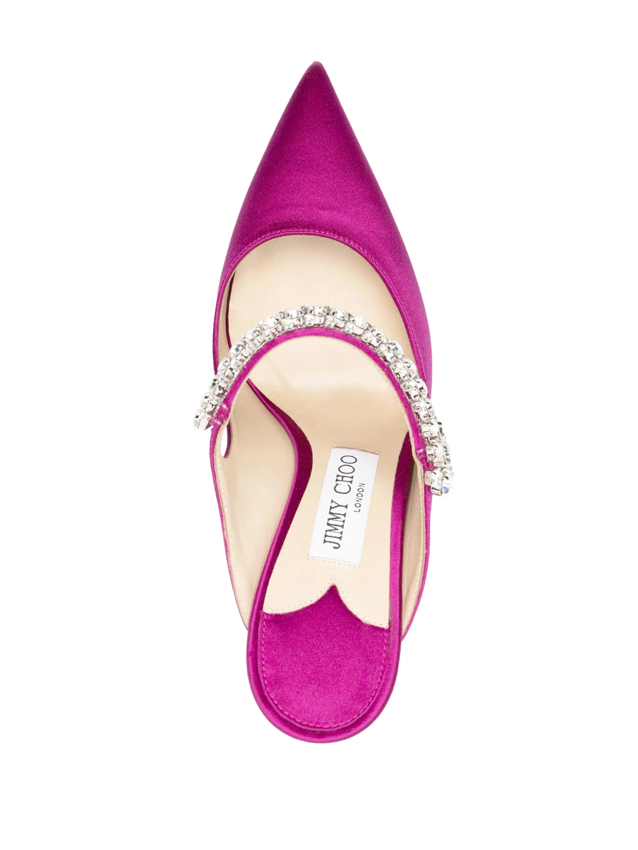 Slides Mules Shoes Bing 100mm crystal-embellished mules